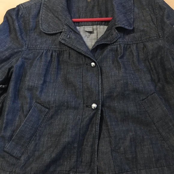 Women’s Cropped denim flared jacket - Picture 2 of 4